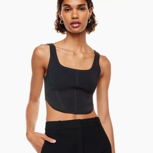 babaton sculpt knit bustier